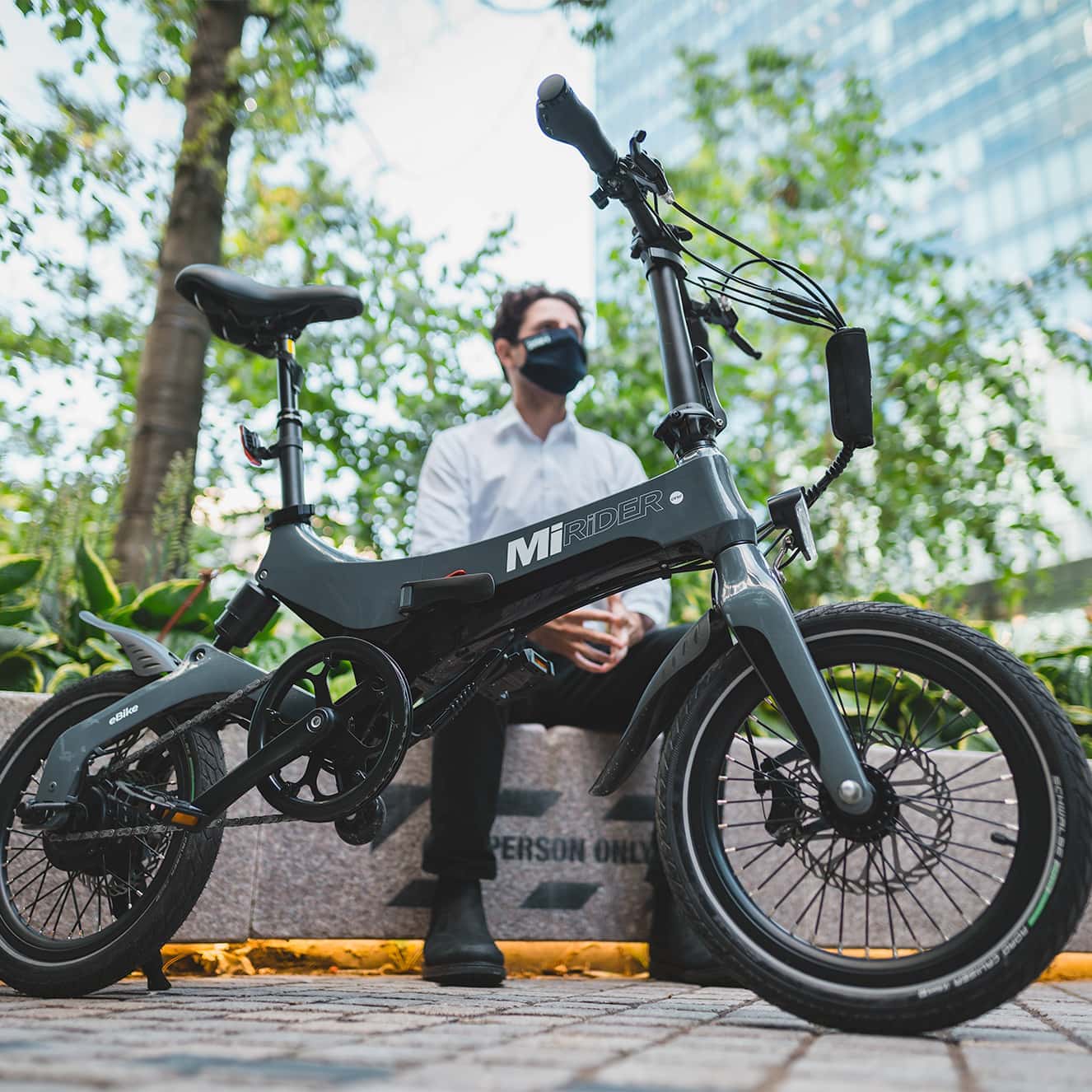 MiRiDER One Folding eBike Green